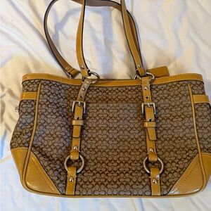 Coach Signature East West Gallery Tote Bag